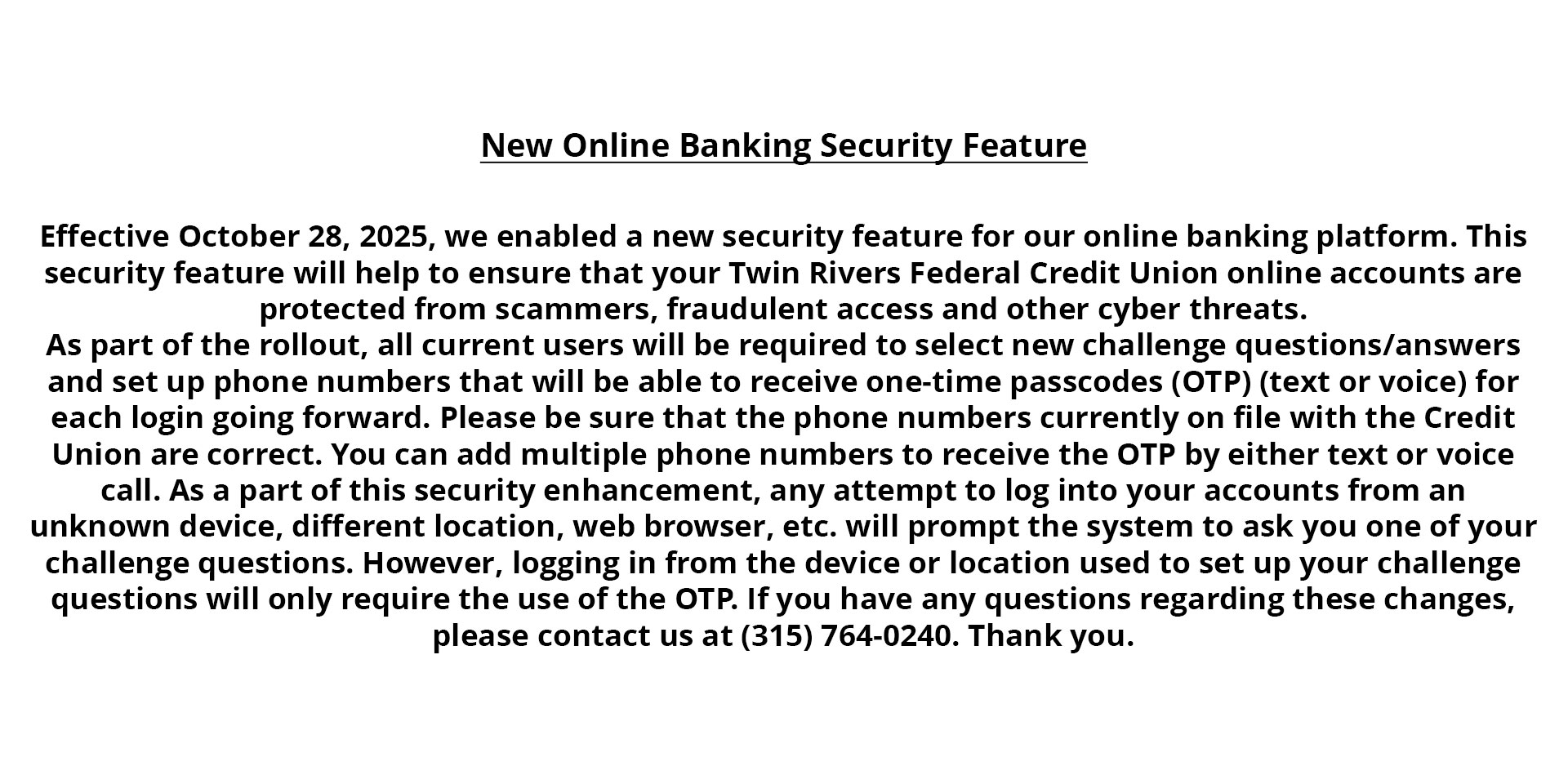 Secure Now Announcement